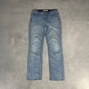 Levis 525 Perfect Waist Straight Leg Jeans Light Wash - Size: 10